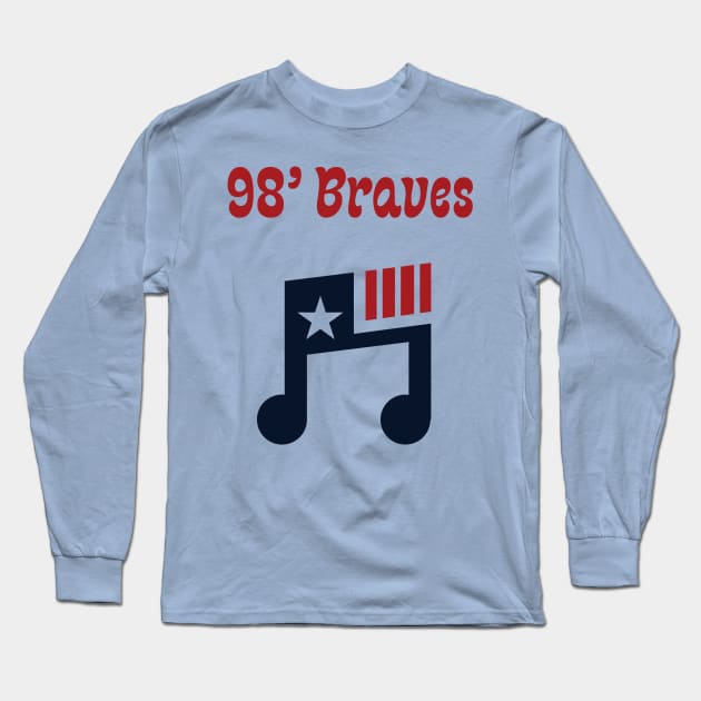 98’ braves Long Sleeve T-Shirt by Benjamin Customs